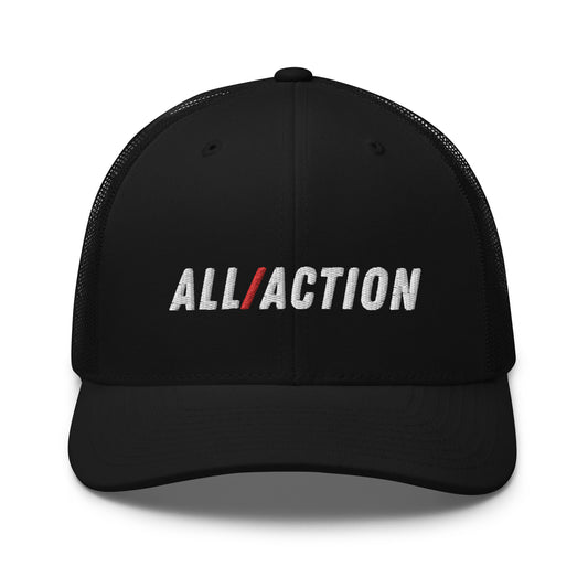 All Action Retro Trucker Cap (cloud white)